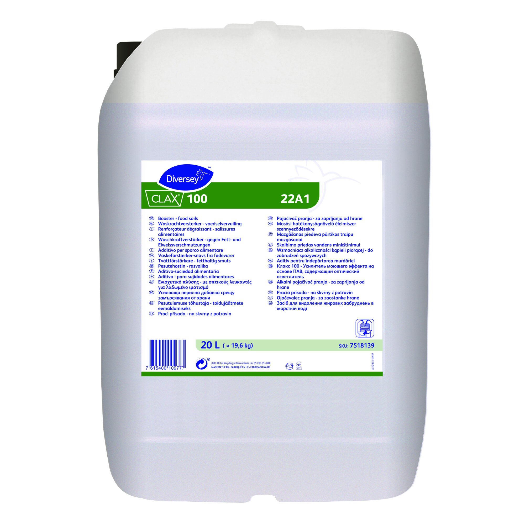 Detergent de spalare pe baza de surfactanti ideal pentru curatarea suprafetelor uleioase Clax 100 20L